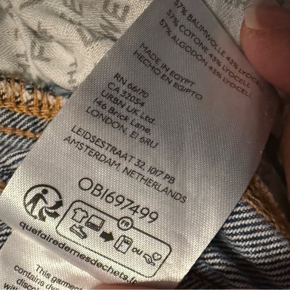 Free People We The Free Good Luck Mid-Rise Barrel Jeans - Picture 5 of 5